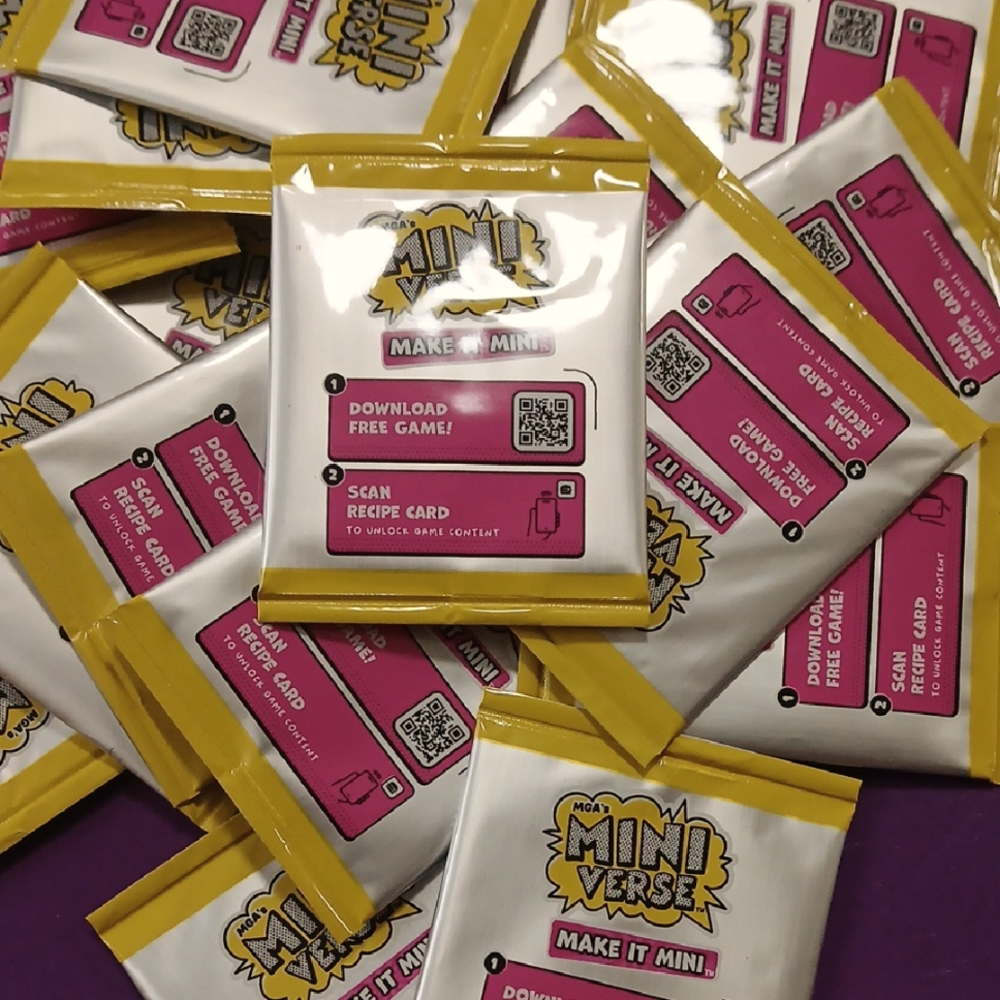 MiniVerse Recipe Game Card 5 Packs